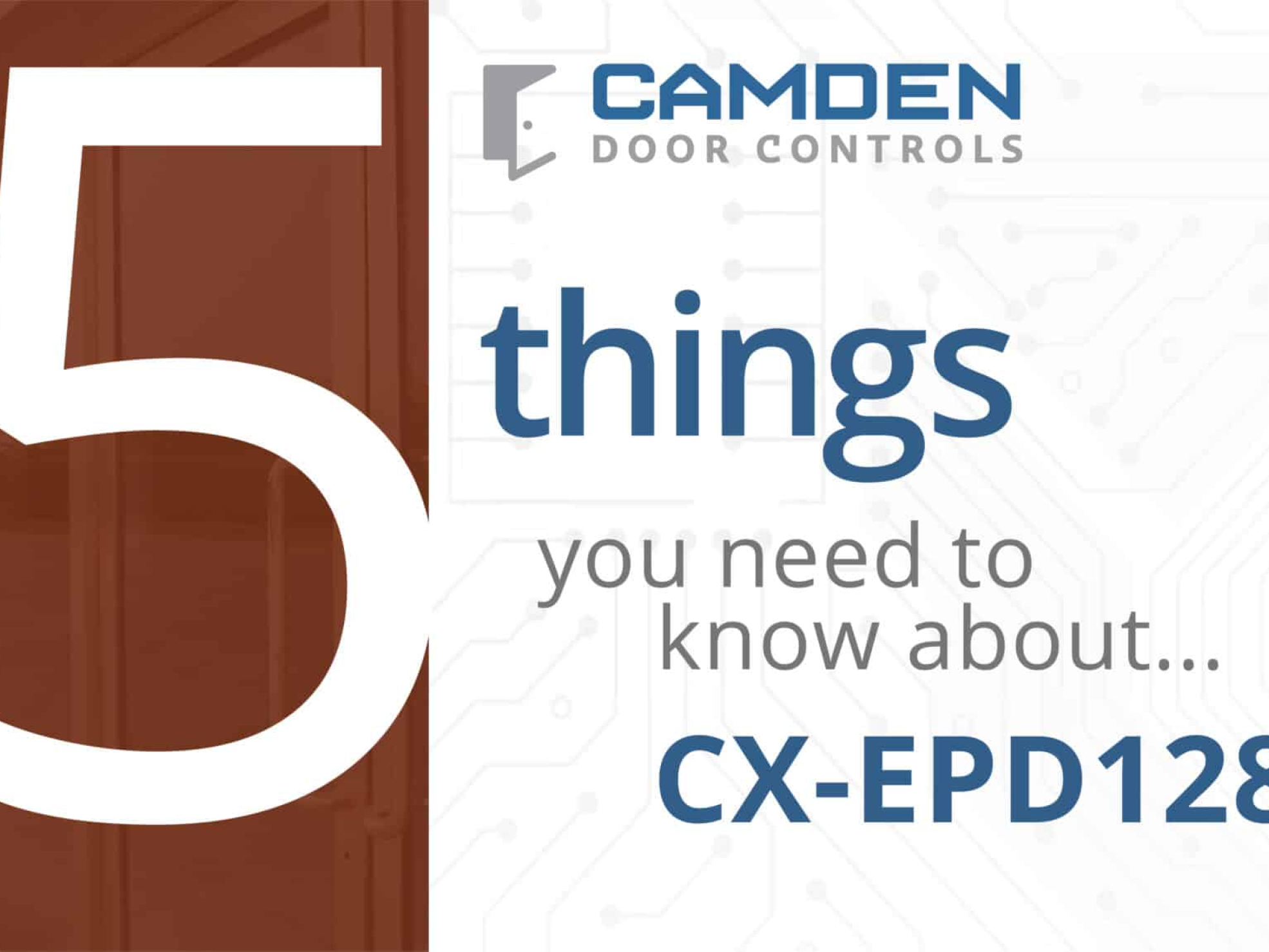 Camden CX-1289L-5 Things Video graphic