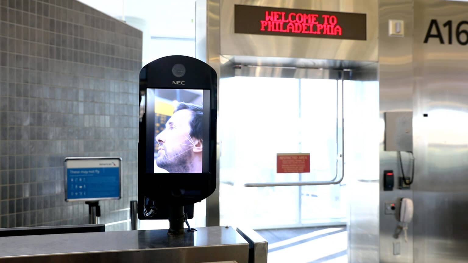 Airport security - biometrics
