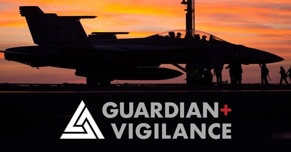 Summit 7 - airplane with Guardian and Vigilance logo - defense supply chain