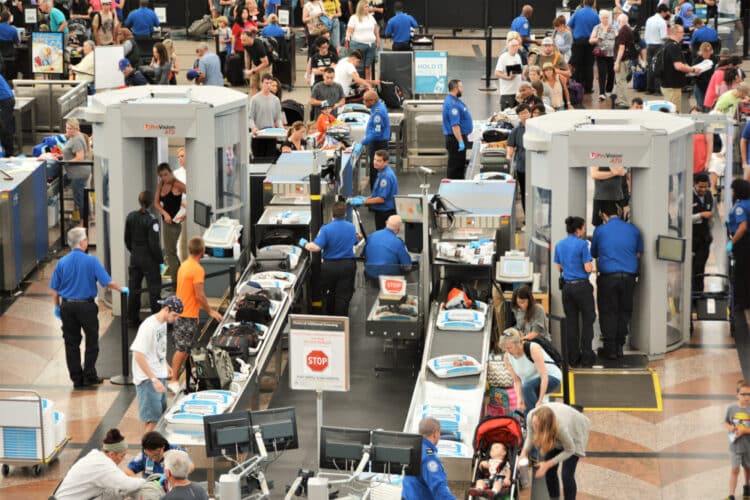 TSA in airport - digital identity