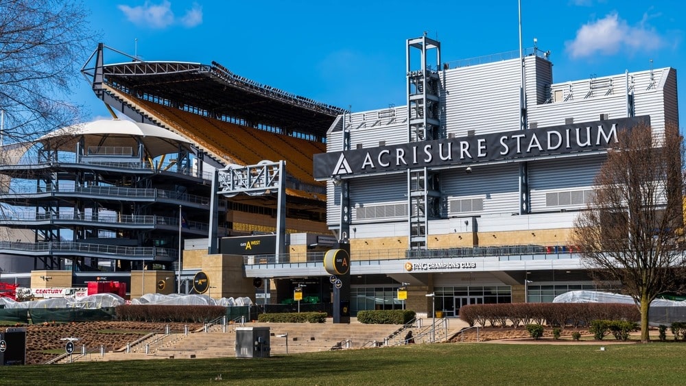Acrisure Stadium outside - partners with Evolv Technology