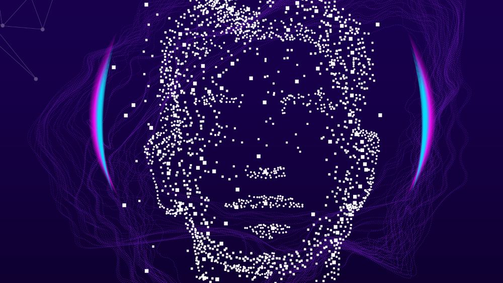 Face recognition conceptual image - Regula enhances biometric technology
