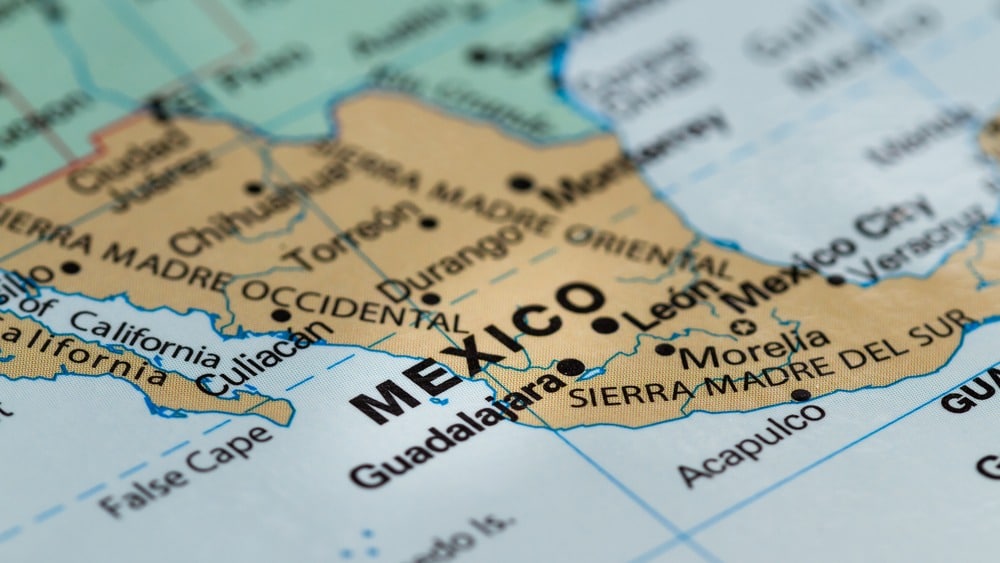 Mexico map - SIA partners with Expo Seguridad Mexico