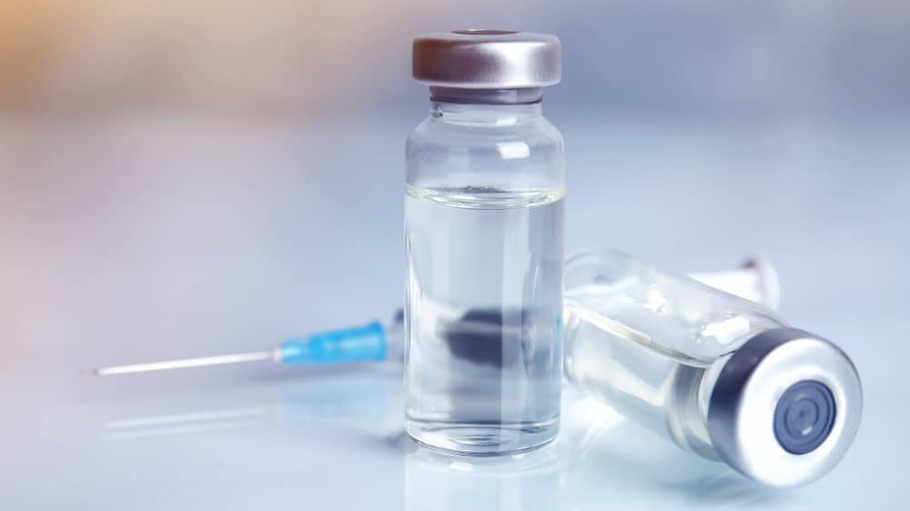Vaccine vials - Dean Geribo discusses security at Moderna