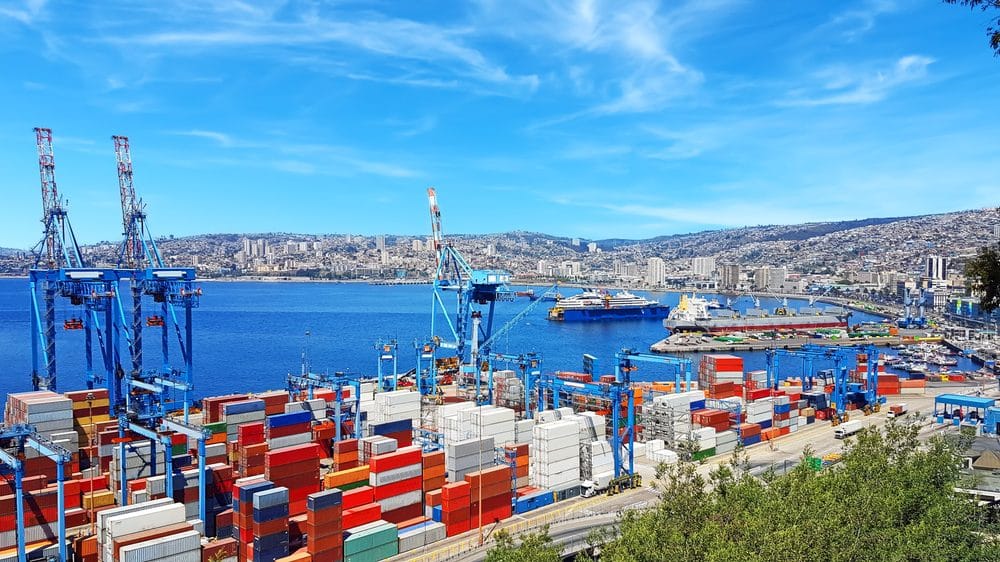 Chile port - at Valparaiso