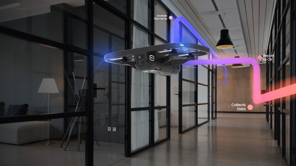 Indoor drones from Indoor Robotics