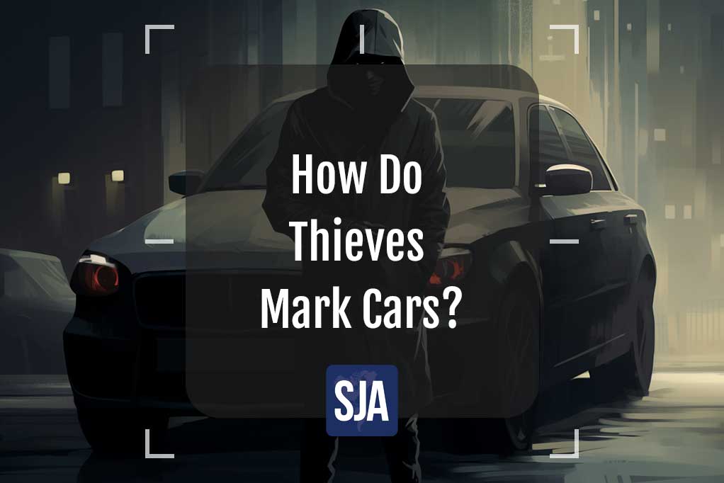 how do thieves mark cars