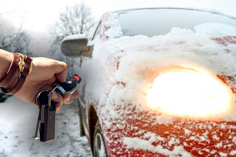 stop thieves lock car defrosting