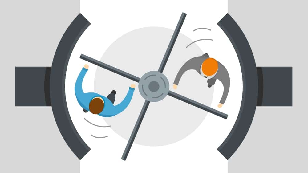 Revolving door - secured entry solution for organizations