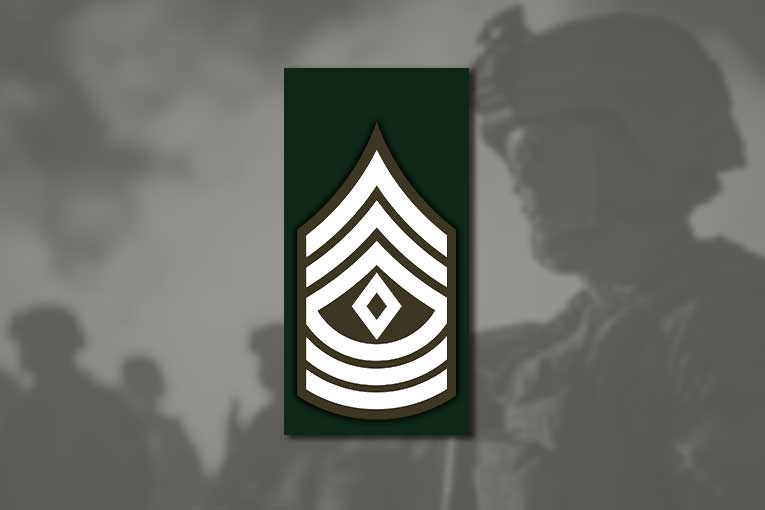 us army ranks first sergeant