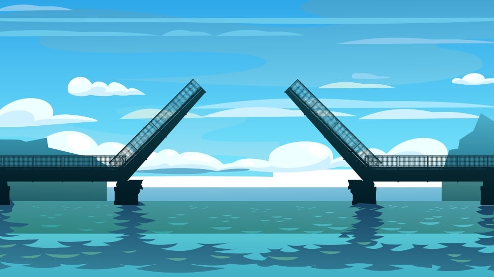 Moveable bridge - 3D LiDAR