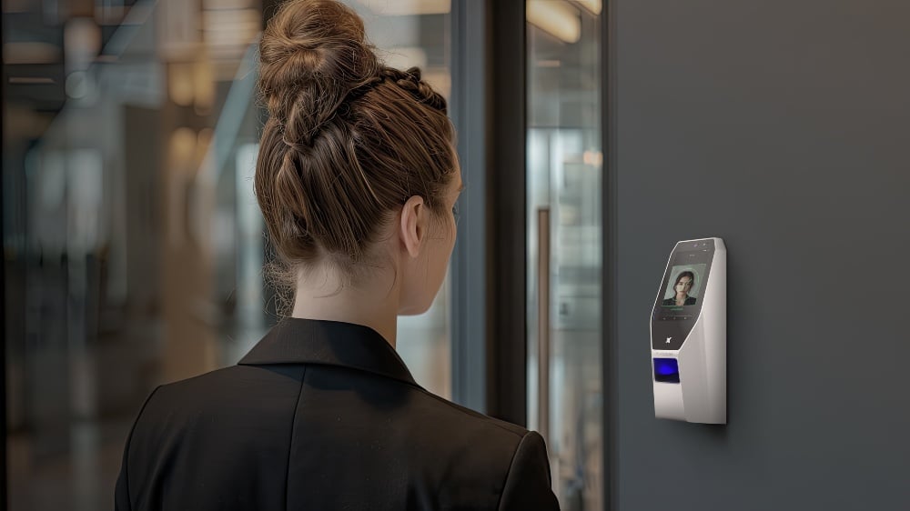 Touchless biometric access control in casinos