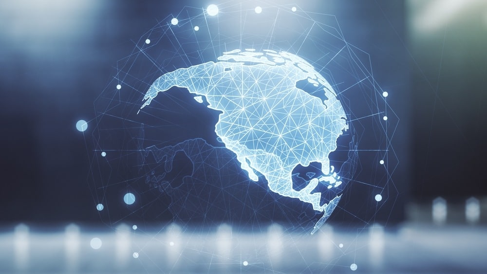 Map of North America - iLOQ and Wesco partnership