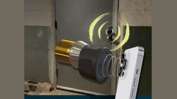 Wireless access lock from iLOQ